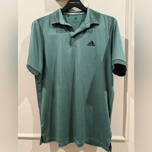 Adidas Men's Teal Medium Golf Polo Shirt